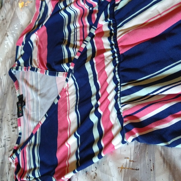 Size Medium: Multi color Striped Dress - Picture 5 of 8